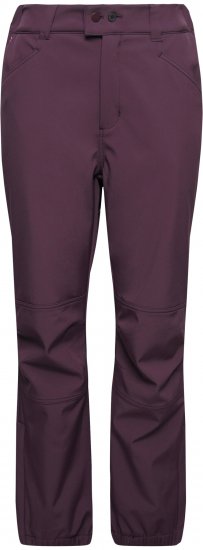 Ulla Popken Softshell Triple Function Fleece Lined Pants Dark Blackberry - Jeans & Broeken in Grote Maten – Plus Size - 