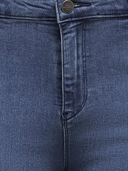 Only Carmakoma Thunder Life Skinny Fit Jeans Blue Denim - Jeans & Broeken in Grote Maten – Plus Size - 