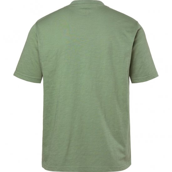 JP1880 T-Shirt Short Sleeve Chest Print Eucalyptus Green - T-shirts - Grote Maten T-shirts Heren