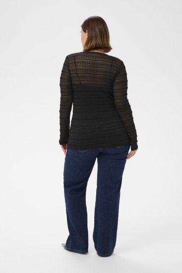 Kaffe Curve Hanna Lace Long Sleeve T-Shirt - Shirts met lange mouwen - 