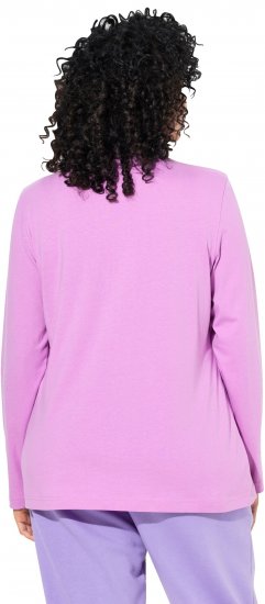 Ulla Popken Basic Long Sleeve Slim Fit Turtleneck Amethyst - Sweaters & hoodies - 