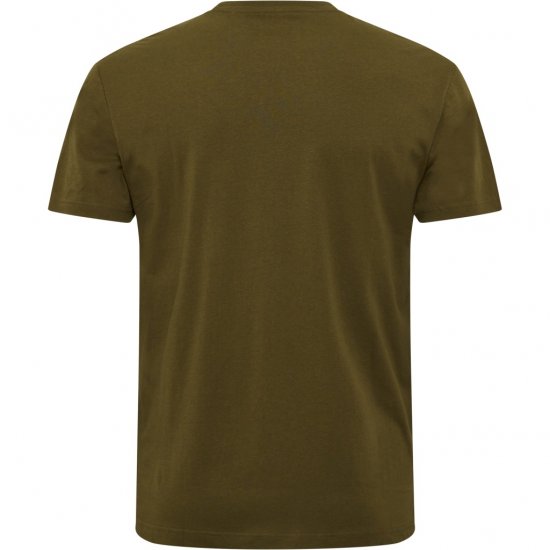 North Latitude T-Shirt Printed Short Sleeve Green - T-shirts - Grote Maten T-shirts Heren