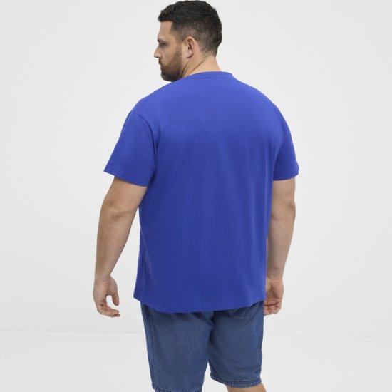 North Latitude T-Shirt Printed Blue - T-shirts - Grote Maten T-shirts Heren