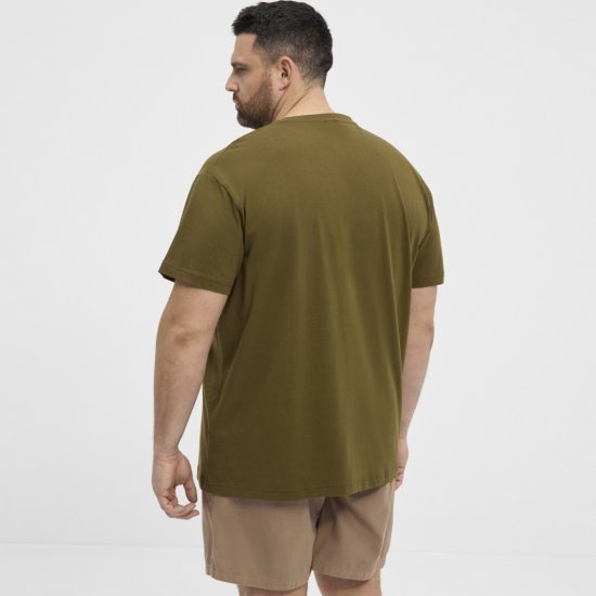 North Latitude T-Shirt Ice Cream Green - T-shirts - Grote Maten T-shirts Heren