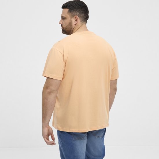 North Latitude T-Shirt Summer Peach - T-shirts - Grote Maten T-shirts Heren