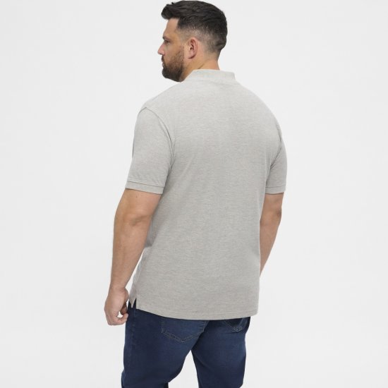 North Latitude Polo Short Sleeve Grey - Polo shirts - Grote Maten Poloshirts Heren