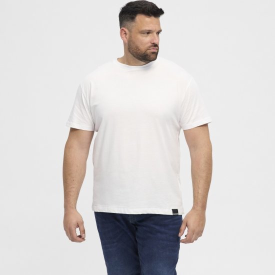 North Latitude T-Shirt 2-Pack White - T-shirts - Grote Maten T-shirts Heren
