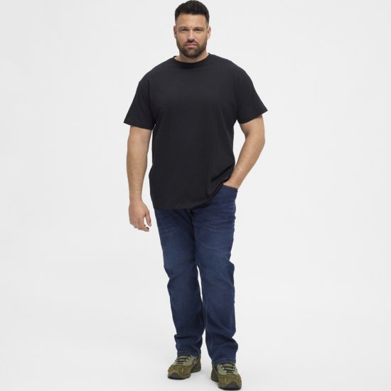 North Latitude T-Shirt 2-Pack Black - T-shirts - Grote Maten T-shirts Heren