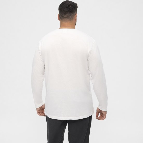 North Latitude T-Shirt Long Sleeve - T-shirts - Grote Maten T-shirts Heren