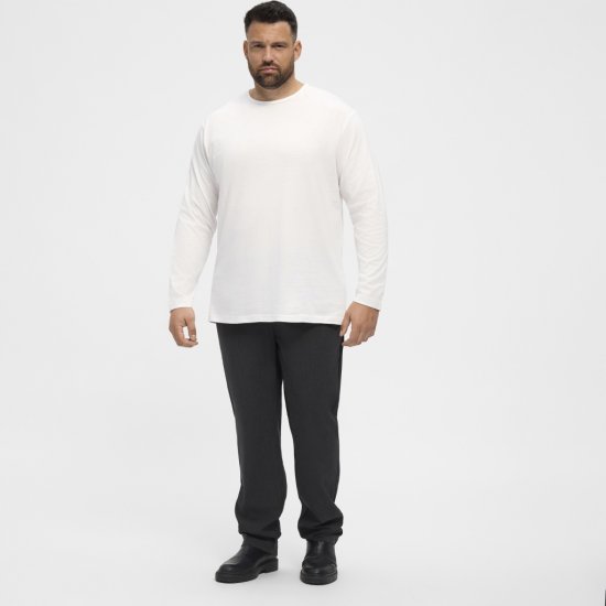 North Latitude T-Shirt Long Sleeve - T-shirts - Grote Maten T-shirts Heren