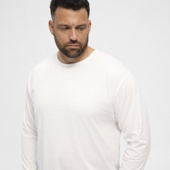 North Latitude T-Shirt Long Sleeve - T-shirts - Grote Maten T-shirts Heren