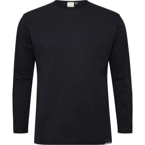 North Latitude T-Shirt Long Sleeve Black - T-shirts - Grote Maten T-shirts Heren