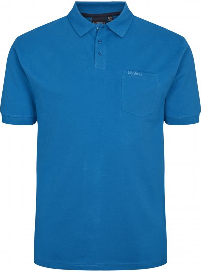 North Latitude Polo Short Sleeve Cobalt Blue - HERENKLEDING MT-6XLT - Tall Kleding Heren