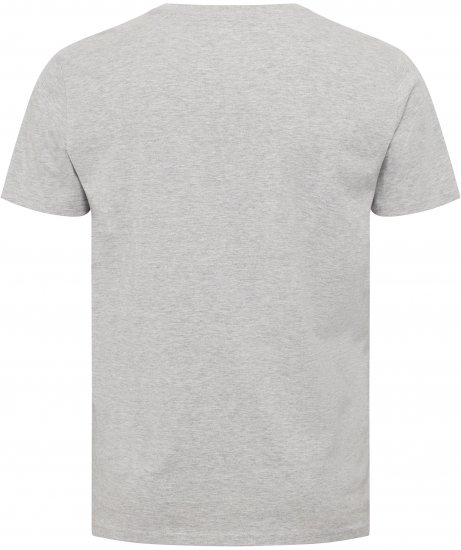 North Latitude Everlast T-shirt Grey Melange - T-shirts - Grote Maten T-shirts Heren
