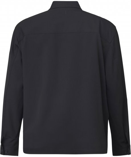 North Latitude 61106 Overshirt In Pakstijl Met Volledige Rits Zwart - Jassen - Grote Maten Herenjassen