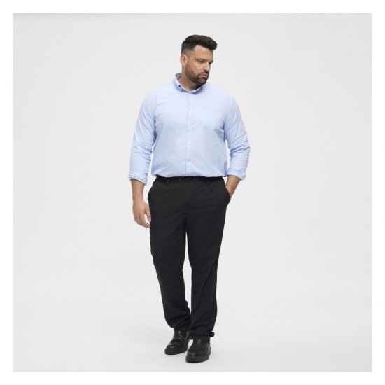 North Latitude Dress Pants Elastic Waist Black - Broeken - Grote Maten Broeken Heren