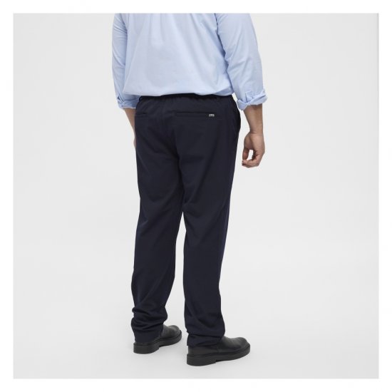 North Latitude Dress Pants Elastic Waist Navy Blue - Broeken - Grote Maten Broeken Heren