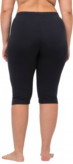 Ulla Popken Stretch Knit Bike Shorts Blue - Jeans & Broeken in Grote Maten – Plus Size - 