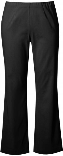 Ulla Popken Classic Stretch Bengaline Comfort Pants Black - Jeans & Broeken in Grote Maten – Plus Size - 