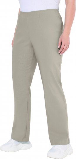 Ulla Popken Classic Stretch Bengaline Comfort Pants Brown - Jeans & Broeken in Grote Maten – Plus Size - 