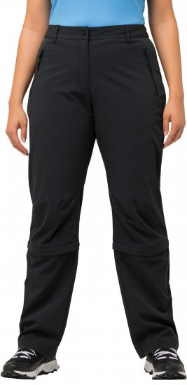Ulla Popken Versatile Zip Off Leg Quick Dry Stretch Pants Navy - Jeans & Broeken in Grote Maten – Plus Size - 