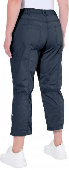 Ulla Popken Roll Tab Hem Stretch Cargo Pants Navy - Jeans & Broeken in Grote Maten – Plus Size - 