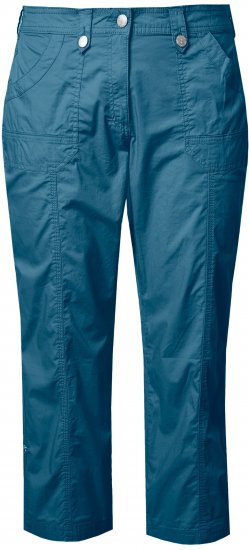 Ulla Popken Roll Tab Hem Stretch Cargo Pants Blue - Jeans & Broeken in Grote Maten – Plus Size - 