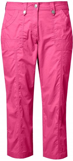 Ulla Popken Roll Tab Hem Stretch Cargo Pants Pink - Jeans & Broeken in Grote Maten – Plus Size - 