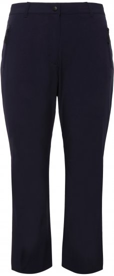 Ulla Popken Functional Sport Quick Dry Stretch Crop Pants Navy Blue - Jeans & Broeken in Grote Maten – Plus Size - 