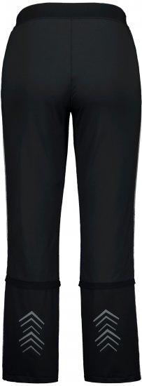Ulla Popken Zip Off Reflective Detail Funtional Powerstretch Pants Black - Jeans & Broeken in Grote Maten – Plus Size - 