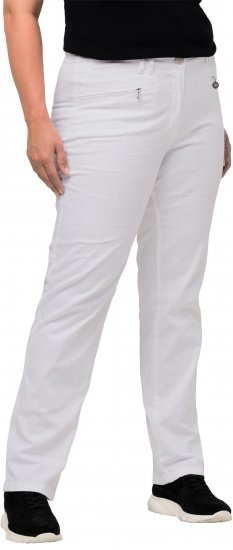 Ulla Popken Summer Pants Mony Snow White - Jeans & Broeken in Grote Maten – Plus Size - 