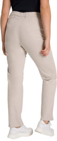 Ulla Popken Summer Pants Mony Beige - Jeans & Broeken in Grote Maten – Plus Size - 