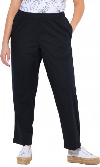 Ulla Popken Wide Leg Ruby Fit Stretch Chino Pants Navy - Jeans & Broeken in Grote Maten – Plus Size - 