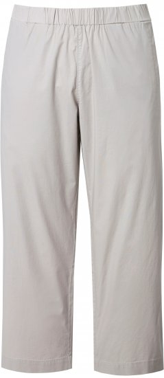 Ulla Popken Wide Leg Ruby Fit Stretch Chino Pants Pebble - Jeans & Broeken in Grote Maten – Plus Size - 