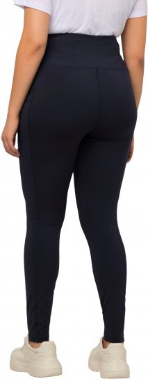Ulla Popken High Waist Quick Dry Recycled Stretch Leggings Grey - Jeans & Broeken in Grote Maten – Plus Size - 