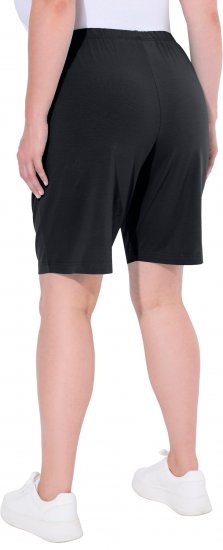 Ulla Popken Stretch Knit Bermuda Shorts Black - Jeans & Broeken in Grote Maten – Plus Size - 