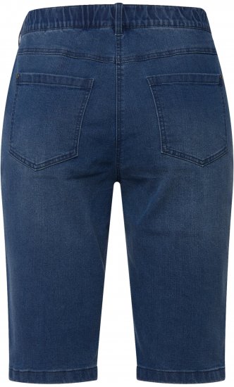 Ulla Popken Basic Denim Mandy Bermuda Shorts Light Blue Denim - Jeans & Broeken in Grote Maten – Plus Size - 