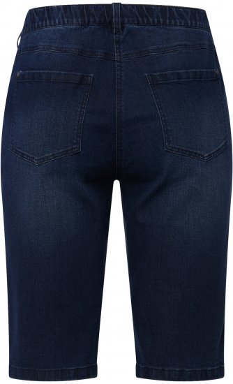 Ulla Popken Basic Denim Mandy Bermuda Shorts Blue Denim - Jeans & Broeken in Grote Maten – Plus Size - 