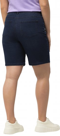 Ulla Popken Basic Denim Mandy Bermuda Shorts Blue Denim - Jeans & Broeken in Grote Maten – Plus Size - 