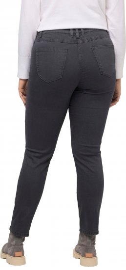 Ulla Popken Stretch Fit 6 Pocket Cargo Pants Black - Jeans & Broeken in Grote Maten – Plus Size - 