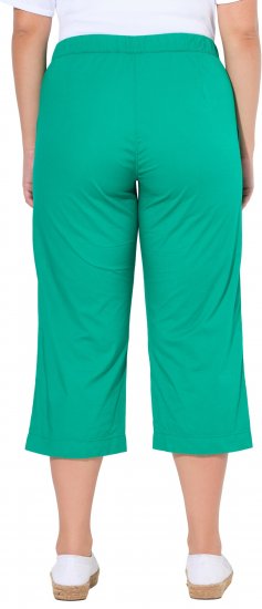Ulla Popken Cropped Ruby Fit Pants Emerald Green - Jeans & Broeken in Grote Maten – Plus Size - 