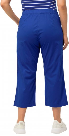 Ulla Popken Cropped Ruby Fit Pants Blue - Jeans & Broeken in Grote Maten – Plus Size - 