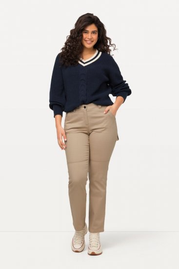 Ulla Popken Bootcut Carpenter Jeans Dark Putty - Ulla Popken - Ulla Popken Grote Maten Kleding
