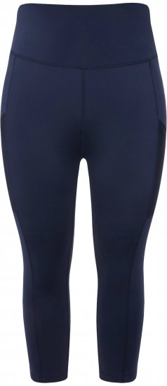 Ulla Popken Cropped High Waisted Leggings Navy - Jeans & Broeken in Grote Maten – Plus Size - 
