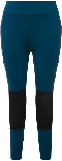 Ulla Popken High Waisted Hiking Leggings Blue - Jeans & Broeken in Grote Maten – Plus Size - 