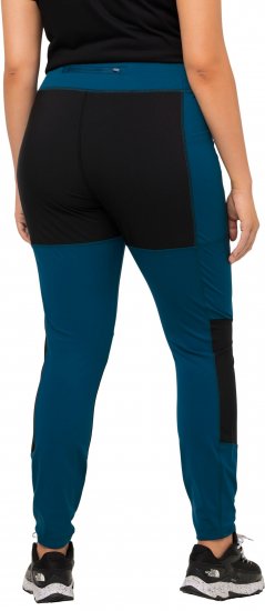 Ulla Popken High Waisted Hiking Leggings Blue - Jeans & Broeken in Grote Maten – Plus Size - 