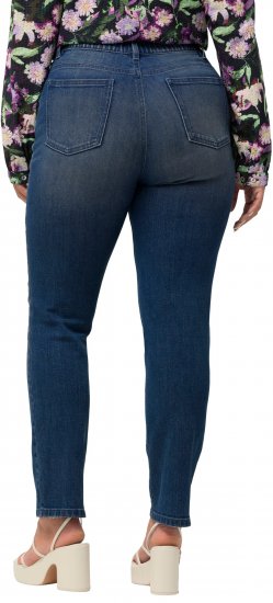 Ulla Popken Sammy Destroy 5 Pocket Jeans Blue Denim - Jeans & Broeken in Grote Maten – Plus Size - 