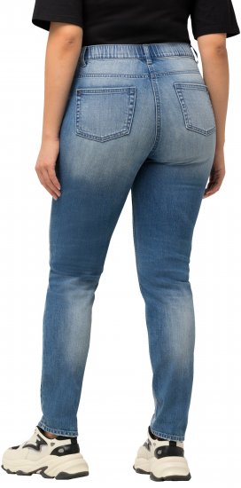 Ulla Popken Distressed Stretch Fit Sarah Jeans Blue - Jeans & Broeken in Grote Maten – Plus Size - 