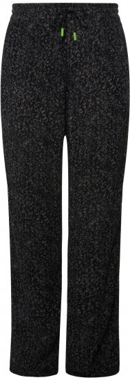 Ulla Popken Speckled Crepe Pull On Pants Black - Jeans & Broeken in Grote Maten – Plus Size - 