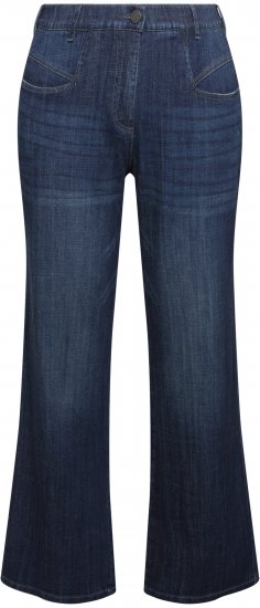 Ulla Popken Bootcut Stretch Fit Jeans Blue - Jeans & Broeken in Grote Maten – Plus Size - 